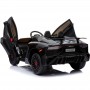 Детский электромобиль Lamborghini M 3903 EBLR-2: 2.4G, EVA, 90W, кожа - ЧЕРНЫЙ