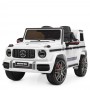 Детский электромобиль джип M 4179 EBLR-1: 2x25W, 2.4G, EVA, 4.5 км/ч, кожа- БЕЛЫЙ