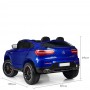 Детский электромобиль Mercedes M 4177 EBLRS-4: 8 км/ч, кожа, EVA, 2.4G - СИНИЙ