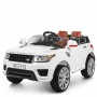 Детский электромобиль Land Rover M 2775 EBLR-1: EVA-колеса - БЕЛЫЙ