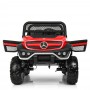 Детский электромобиль M 4133 EBLR-3 (MERCEDES UNIMOG): 8 км/ч, 4x4, 140W, 2.4G, EVA, кожа - КРАСНЫЙ