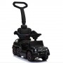 Детская машина-толокар Mercedes M 3853 EL-2: EVA, кожа, родительская ручка - ЧЕРНЫЙ