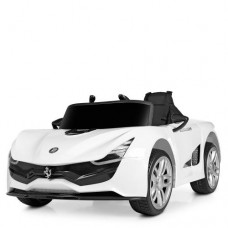 Детский электромобиль M 4203 EBLR-1: 12V 7A, 70W, 2.4G, EVA, кожа - БЕЛЫЙ