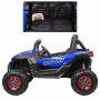 Детский электромобиль GRIZZLY XM 603: 2x75W, EVA, 2x12V 7A, USB. Эко-кожа - СИНИЙ (M 3602 EBLR-4 24V)