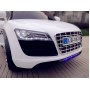 Детский электромобиль AUDI R8 KD100: 12V, 7 км/ч, МЯГКОЕ СИДЕНИЕ, EVA-КОЛЕСА - WHITE