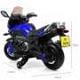 Детский мотоцикл M 3630 EL-4: 12V, 50W, EVA, кожа - СИНИЙ