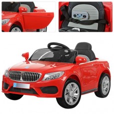 Детский электромобиль M 3270 EBLR-3: 2.4G, EVA, 7 км/ч, кожа - КРАСНЫЙ