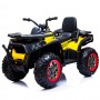 Детский квадроцикл M 4081 EBLR-2-6: 2.4G, 3-7 км/ч, 70W, USB/SD, EVA - ЖЕЛТО-ЧЕРНЫЙ