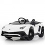 Детский электромобиль Lamborghini M 3903 EBLR-1: 2.4G, EVA, 90W, кожа - БЕЛЫЙ