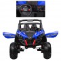 Детский электромобиль GRIZZLY XM 603: 2x75W, EVA, 2x12V 7A, USB. Эко-кожа - СИНИЙ (M 3602 EBLR-4 24V)