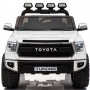 Детский электромобиль TOYOTA Tundra JJ2255 EBLR-1: 24V7A, 12 км/ч, EVA-колеса, кожа - БЕЛЫЙ