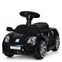 Электромобиль-каталка-толокар Porsche M 3592 L-2: 3 км/ч, эко-кожа - ЧЕРНЫЙ