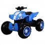 Детский квадроцикл M 3607 EL-4: 12V, 180W, EVA-колеса - СИНИЙ