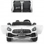 Детский двухместный электромобиль M 3905 EBLR-1 (Mercedes AMG GT R): 140W, 7 км/ч, EVA, кожа - БЕЛЫЙ