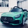 Детский электромобиль M 3904 EBLR-5 (Mercedes AMG GT R): 70W, 6 км/ч, EVA, кожа - ЗЕЛЕНЫЙ