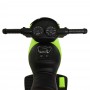 Детский мотоцикл Bambi M 4228 EBL-5: 6V 7A, 2х18W, 4 км/ч - ЗЕЛЕНЫЙ