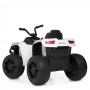 Детский квадроцикл M 4229 EBR-1: 4 км/ч, 45W, 12V7AH, EVA - БЕЛЫЙ