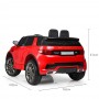 Детский электромобиль Land Rover M 3908 EBLR-3: 7 км/ч, кожа, EVA, 2.4G - КРАСНЫЙ
