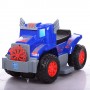 Детский толокар-квадроцикл 603B: 6V, мыльные пузыри - СИНИЙ