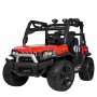 Детский электромобиль джип Buggy M 4269 EBLR-3: MP3, EVA, 4x25W, кожа- КРАСНЫЙ