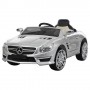 Детский электромобиль Mercedes M 3283 EBLRS-11: 2.4G, EVA, кожа - СЕРЕБРО ПОКРАСКА