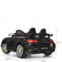 Детский двухместный электромобиль M 3905 EBLR-2 (Mercedes AMG GT R): 140W, 7 км/ч, EVA, кожа - ЧЕРНЫЙ