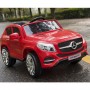 Детский электромобиль Mercedes M 3829 EBLR-3: 2.4G, EVA, 7 км/ч, кожа - КРАСНЫЙ