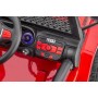 Детский электромобиль Jeep M 3237 EBLR-3: 4x4, 7 км/ч, EVA, Кожа, 2.4G - КРАСНЫЙ