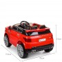 Детский электромобиль Land Rover M 2775 EBLR-3: EVA-колеса, кожа - КРАСНЫЙ