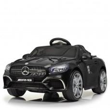 Детский электромобиль M 4147 EBLR-2 Mercedes SL63: 5 км/ч, EVA, кожа - ЧЕРНЫЙ