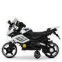 Детский мотоцикл M 4116 EL-1: 25W, кожа - БЕЛЫЙ