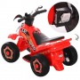 Детский толокар-мотоцикл М 3560 E-3: 6V, 18W, EVA - КРАСНЫЙ