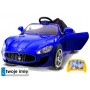 Детский электромобиль Maserati GT PA0129M: EVA, пульт 2.4G, 7 км/ч - Синий (код: 6772045051)