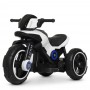 Детский мотоцикл Bambi M 4228 EBL-1: 6V 7A, 2х18W, 4 км/ч - БЕЛЫЙ