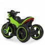 Детский мотоцикл Bambi M 4228 EBL-5: 6V 7A, 2х18W, 4 км/ч - ЗЕЛЕНЫЙ
