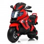 Детский мотоцикл M 3681 EL-3: 36W, колёса Eva, кожа - КРАСНЫЙ