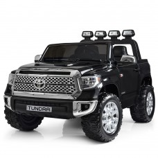 Детский электромобиль TOYOTA Tundra JJ2266A EBLR-2: 2.4G, 70W, 7 км/ч, EVA-колеса, кожа - ЧЕРНЫЙ