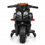Детский мотоцикл M 3832 LS-2: 20W, MP3, кожа - ЧЕРНЫЙ (ПОКРАСКА)