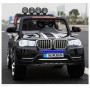 Детский электромобиль BMW M 3118 EBRL-2: 2.4G, EVA, 140W, 4x4, 9км/ч, кожа -  ЧЕРНЫЙ