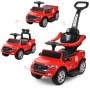 Детская машина-толокар 2в1 M 3575 EL-3 (FORD F150): 6V, родительская  ручка, EVA-колеса - КРАСНЫЙ
