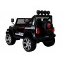 Детский электромобиль Jeep M 3237 EBLR-2: 4x4, 7 км/ч, EVA, Кожа, 2.4G - ЧЕРНЫЙ