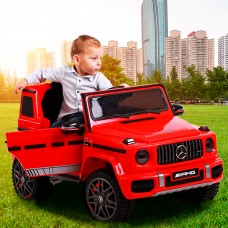 Детский электромобиль Mercedes AMG G63 (LQ002): 2.4G, 70W, USB/MP3, 3-7 км/ч - КРАСНЫЙ