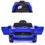 Детский электромобиль Ford M 3632 EBLR-4: 5 км/ч, 2.4G, EVA, кожа - СИНИЙ
