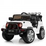 Детский электромобиль джип M 4148 EBLR-1: 36W, 2.4G, EVA, кожа- БЕЛЫЙ