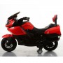 Детский мотоцикл M 3258-3: 110x54x74 см, 7 км/ч, USB+MP3 - КРАСНЫЙ