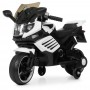 Детский мотоцикл M 4116 EL-1: 25W, кожа - БЕЛЫЙ