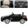 Детский электромобиль Mercedes M 3283 EBLR-2: 2.4G, EVA, кожа - ЧЕРНЫЙ