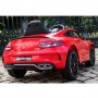 Детский электромобиль M 4010 EBLR-3 (Mercedes C63S): 90W, 7 км/ч, EVA, кожа - КРАСНЫЙ