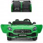 Детский двухместный электромобиль M 3905 EBLR-5 (Mercedes AMG GT R): 140W, 7 км/ч, EVA, кожа - ЗЕЛЕНЫЙ