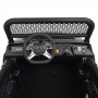 Детский электромобиль M 4133 EBLRS-2 (MERCEDES UNIMOG): 8 км/ч, 4x4, 140W, 2.4G, EVA, кожа - ЧЕРНЫЙ
